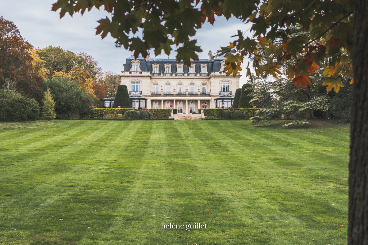 Photographie Vue du Chateau Domaine Les Crayères Reims Helene Guillet Photographe