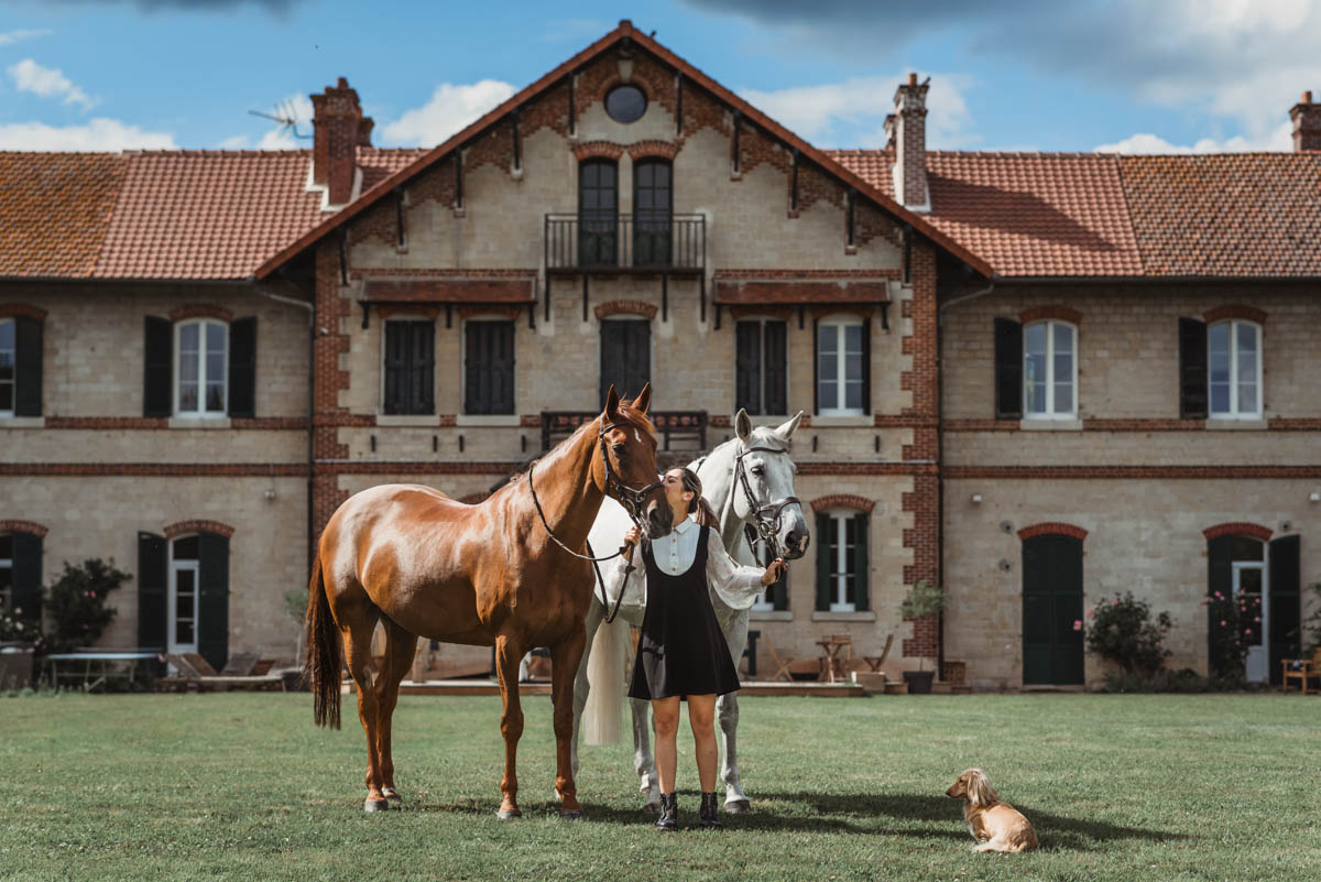 photographie cheval plage