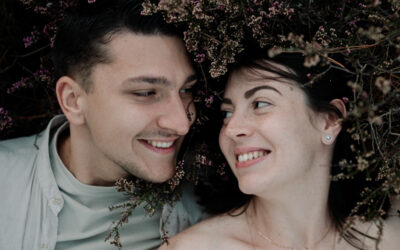 Shooting photo grossesse dans les bruyères