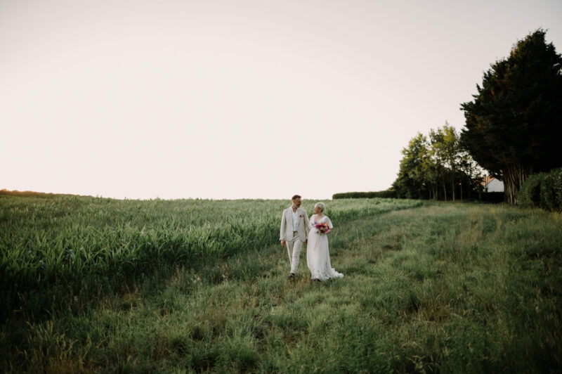 Photographie d'un couple de mariés - Mariage proche de Reims